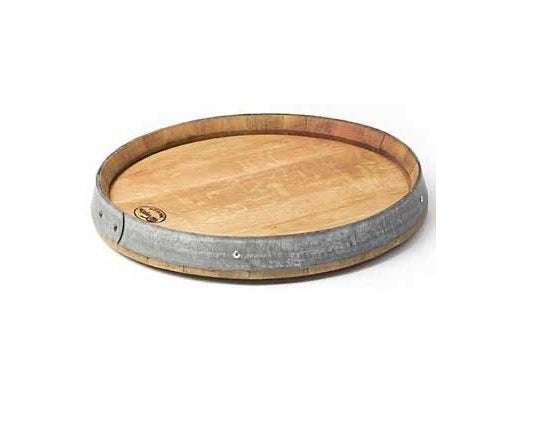 Wine Barrel Band Lazy Susan