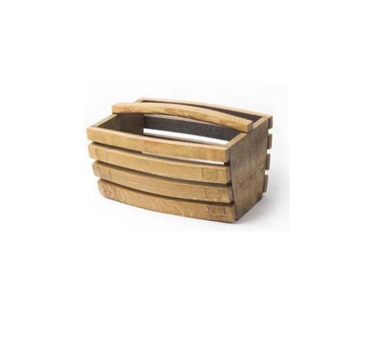 Wine Barrel Stave Basket