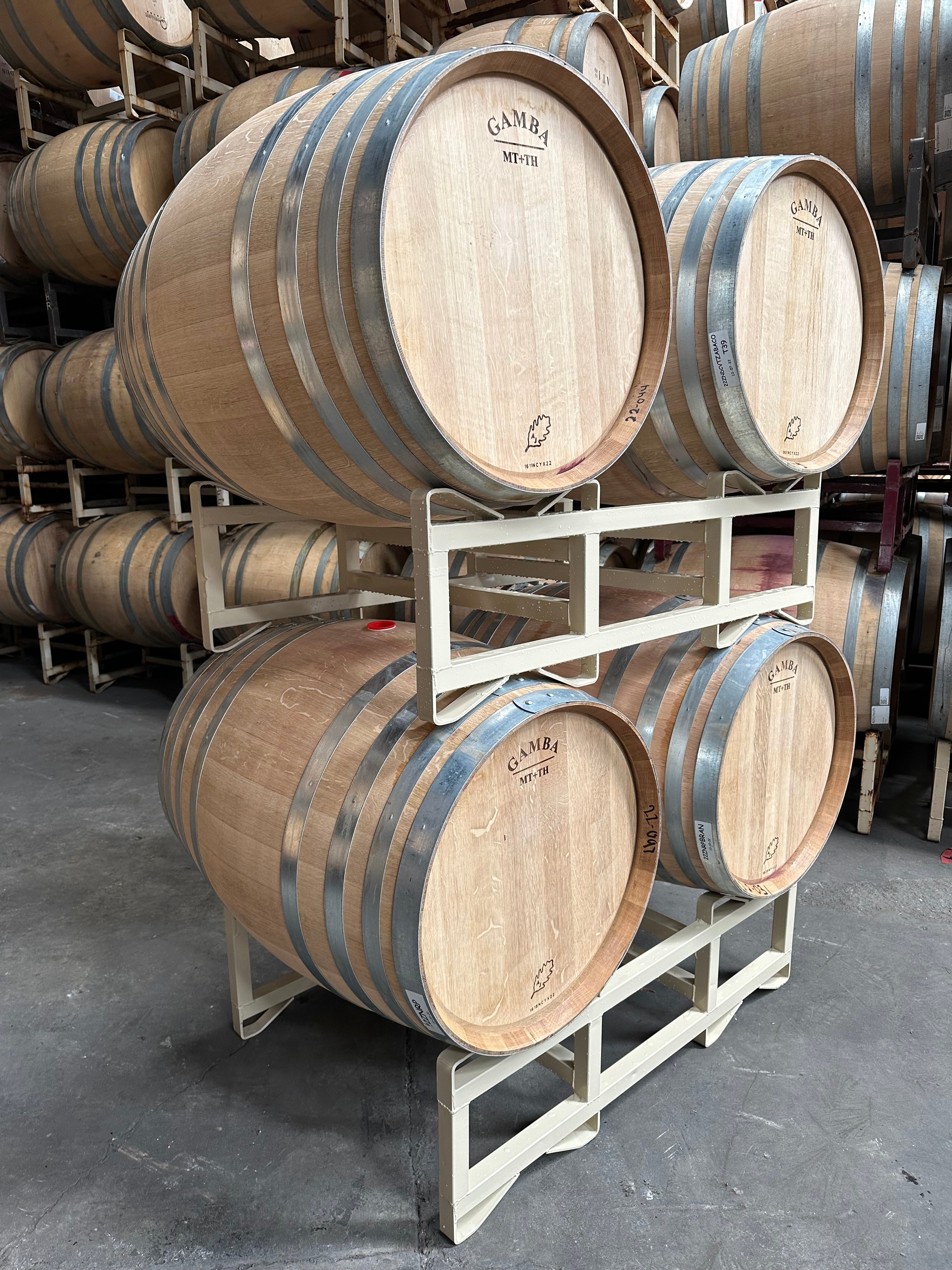 Wine barrel discount racks for sale