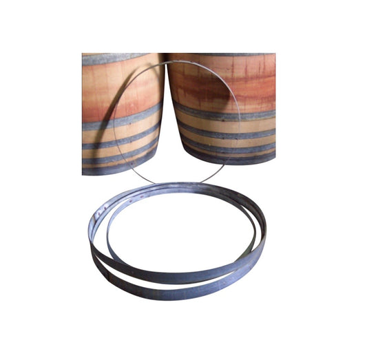 Set of 5 Wine Barrel Galvanized Hoops